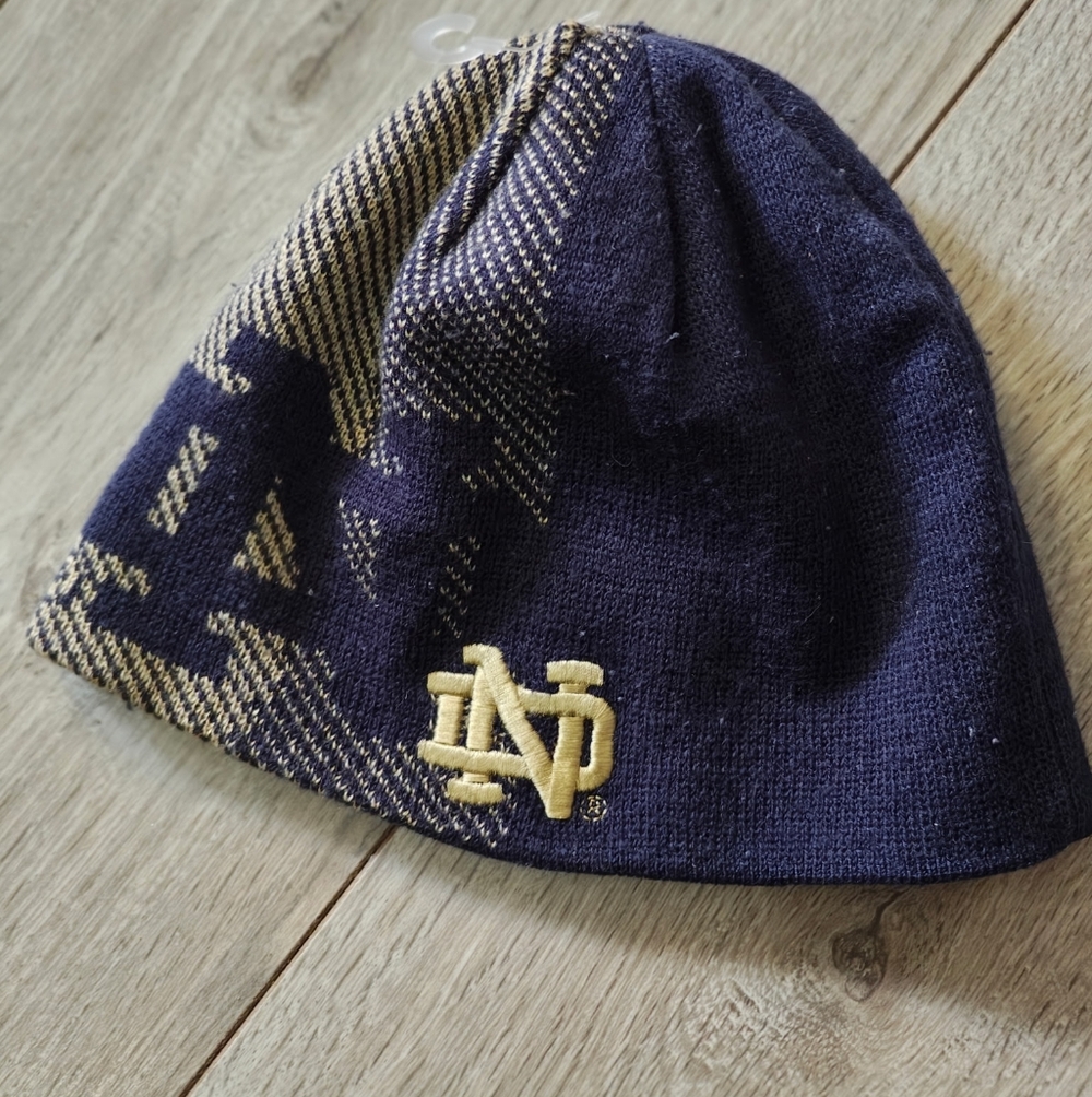 Notre Dame University Adidas Beanie Reversible